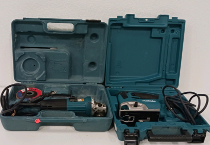 (1) Makita Grinder (1) Makita Jigsaw