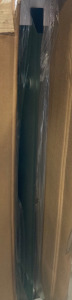 (1) Stainless Solid Glass Pane Slider