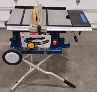 Ryobi 10" Portable Table Saw W/Stand Model BTS20R
