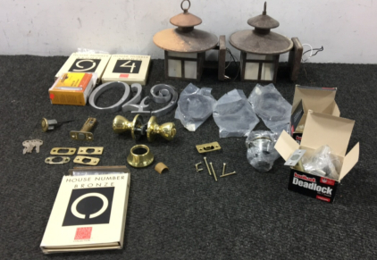 Various Door Pieces, House Numbers