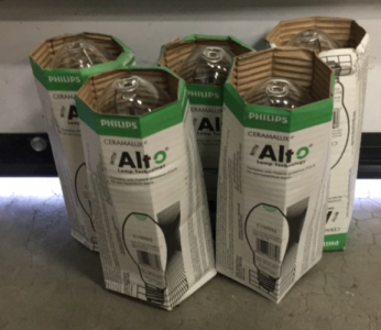 (5) Philips C150s55/alto High Pressure Sodium Light Bulb 150 Watt