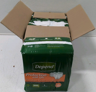 (6) 16 Count Adult Diapers