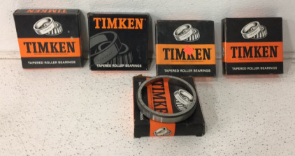(5) Timken 5&rsquo;&rsquo; Tapered Roller Bearings