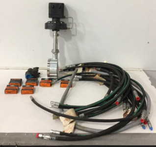 (1) Digital Positioner Type 8049-2, Large Bunch Of Pressure Hoses And (5) Timken Tapered Roller Bearings