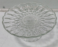 (1) Glass Serving Bowl (1) Crystal Serving Plater (1) Crystal Candy Dish & More - 3