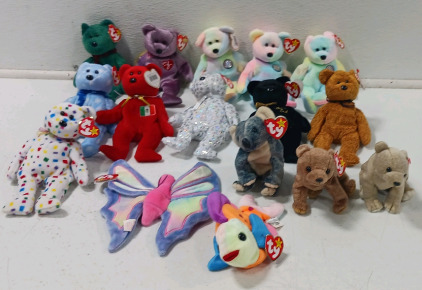 (16) Beanie Babies