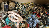 Large Box of Assorted Costume Jewelry and Accessories - 2