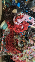 Large Box of Assorted Costume Jewelry and Accessories - 3