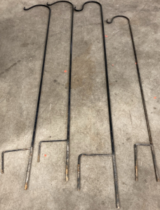 (4) Tall Garden Shepard&rsquo;s Hooks