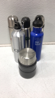 (1) Sawyer Mini Water Filtration System (5) 11” Stainless Steel Water Bottles (1) Thermos Mini Canteen (3) Water Bottle Bags - 3