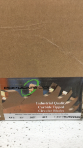 Popular Tools 22” circular blade. New in box