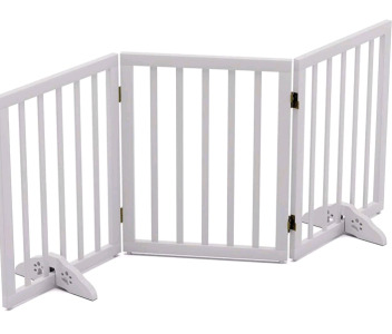 3 Panel Pet Gate W/ Support Feet