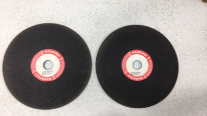 (2) Pacific Grinding wheels 12” new out of packaging