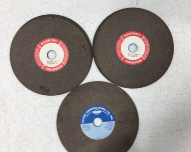 (3) Pacific grinding wheels 12” new out of packaging