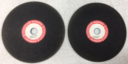 (2) Pacific Grinding wheels 12” new out of packaging