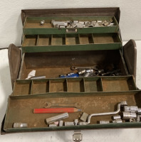 (1) Kennedy Tool Box With Assorted Tools (2) Husky Toolbox - 2
