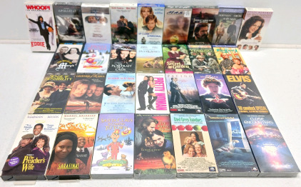 (30) Assorted VHS Tapes Including Rain Man, Pretty Woman, Fried Green Tomatoes & Many More!