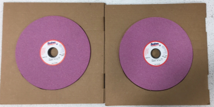 (2) Radiac grinding wheels 10”, new out of packaging