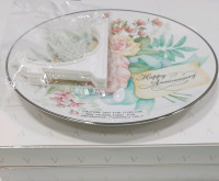 (1) Avon Jewelry Box (1) Lavender Wreath (1) Homeric's Facial Sauna (2) Avon Anniversary Plates & More! - 5