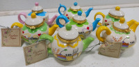 (1) Avon Food Chopper (1) Avon Jeep Decanter & Multi-tool (7) Mini Tea/Coffee Pots & More! - 2