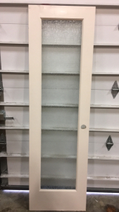 Door with glass, 24&rdquo; x 80&rdquo;