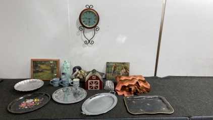 Home Decor, (5) Serving Trays And More