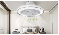 Brand New Low Profile Ceiling Fan and Light