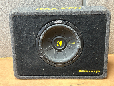 KICKER 10&rdquo; COMP SUBWOOFER WITH 500 WATTS PEAK IN BOX