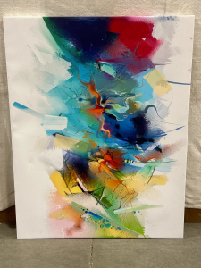LARGE ABSTRACT VINYL PRINT