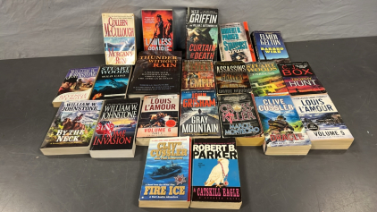 ASSASSINS GALLERY, STUART WOODS, THINDER WITHOUT RAIN, AND MORE