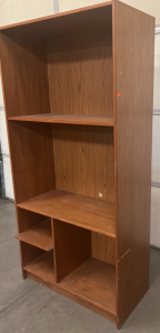 WOODEN BOOKSHELF/ MUTI- MEDIA STAND ( 71&rdquo;x 35&rdquo;)