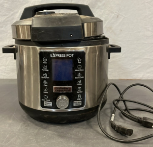 GOURMIA PRESSURE COOKER EXPRESS POT ( POWERS ON )