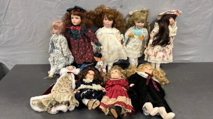 VINTAGE PORCELAIN DOLLS