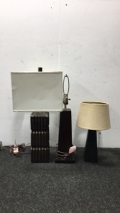 (3) End Table Lamps