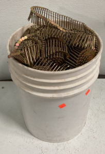 (1) Full Bucket Of Nails (Wall In Specialty)