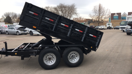 UNBRANDED HEAVY DUTY 7&rsquo;x10&rsquo; DUMP TRAILER