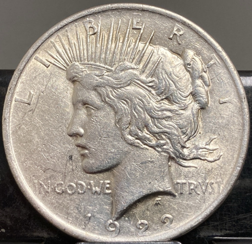 1922 SILVER PEACE DOLLAR&mdash; VERIFIED AUTHENTIC