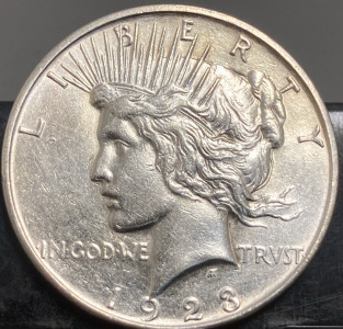 1923 SILVER PEACE DOLLAR&mdash; VERIFIED AUTHENTIC