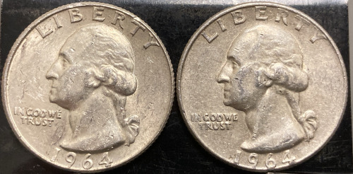 (2) 1964 90% SILVER QUARTERS&mdash; VERIFIED AUTHENTIC