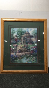 Backyard Garden w/ Pond Picture
