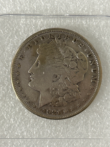 1921-S MINT CERTIFIED MORGAN SILVER DOLLAR