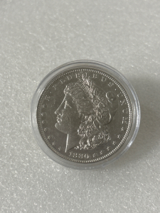 1880-S MINT CERTIFIED MORGAN SILVER DOLLAR