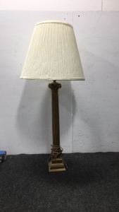 Bronze Column Style Lamp