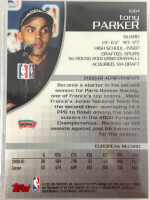 2001-02 TOPPS PRISTINE #108 TONY PARKER GRADED GEM MINT SPORTS CARD - 3