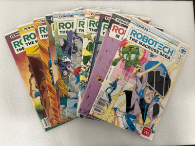 (10) ROBOTECH COMIC BOOKS