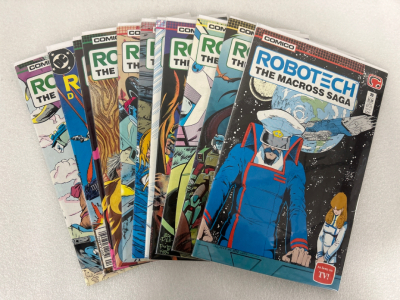 (11) ROBOTECH COMIC BOOKS