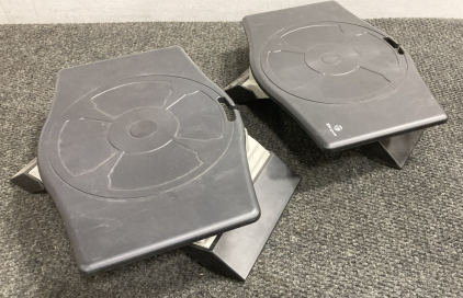 (2)Tagus Computer Monitor Swivel Stands