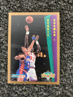 FLEER BASKETBALL CARDS, EARLY TO MID 90S, ASSORTED, INCLUDING KARL MALONE, GARY PAYTON, HAKEEM OLAJUWON, JOHN STOCKTON, DENNIS RODMAN - 6