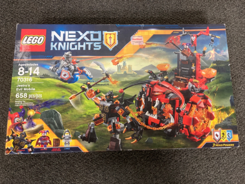 LEGOS NEXO KNIGHTS, BOX OPENED, SET COMPLETION UNKNOWN