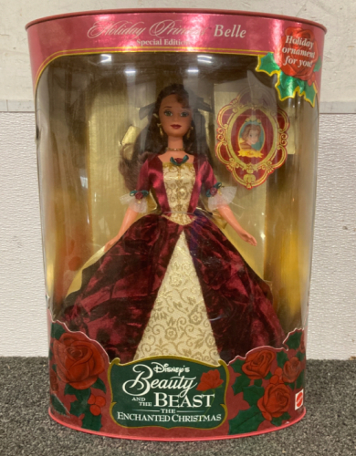 BARBIE HOLIDAY PRINCESS BELLE, BEAUTY AND THE BEAST SPECIAL EDITION, 1997 MINOR BOX DAMAGE